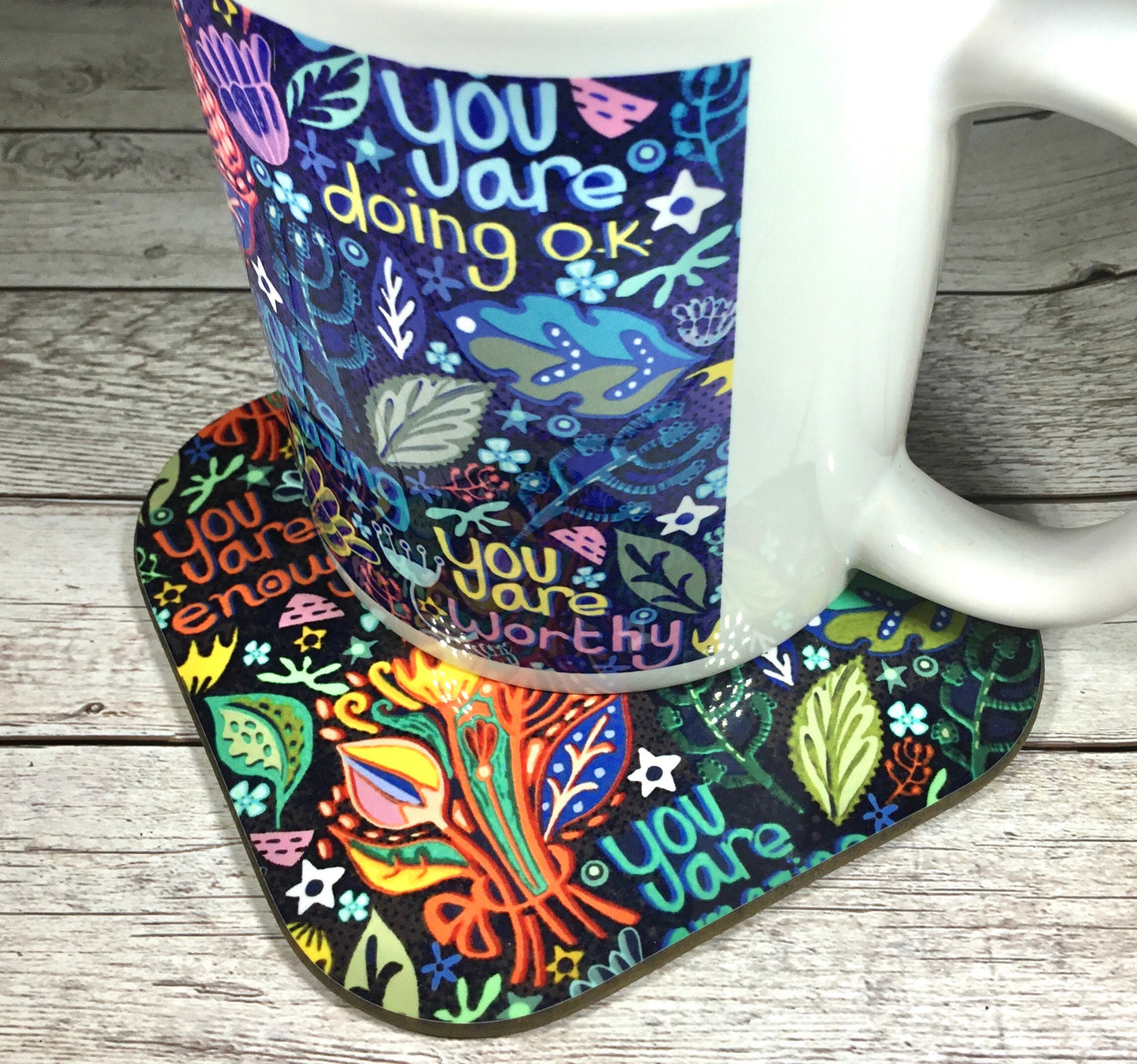 You Are Amazing Coaster, Motivational Quote Coaster, Positive Affirmation Coasters, Thinking Of You, Housewarming Gift, Inspirational Gifts.