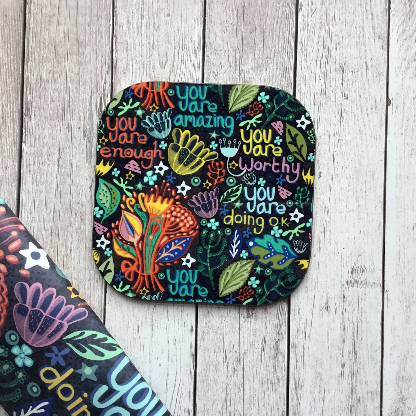 You Are Amazing Coaster, Motivational Quote Coaster, Positive Affirmation Coasters, Thinking Of You, Housewarming Gift, Inspirational Gifts.