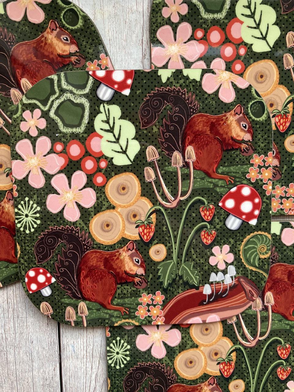 Red Squirrel Coaster, Autumn Coaster, Animal Coasters, Squirrel Lover Gifts, Fun Gift, Autumnal Decor, Birthday Gift Ideas, New Home Gifts.