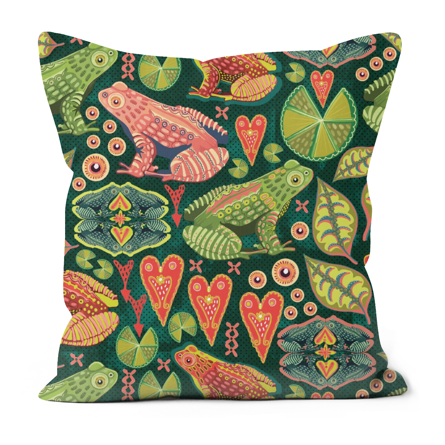 Fancy Frogs Cushion